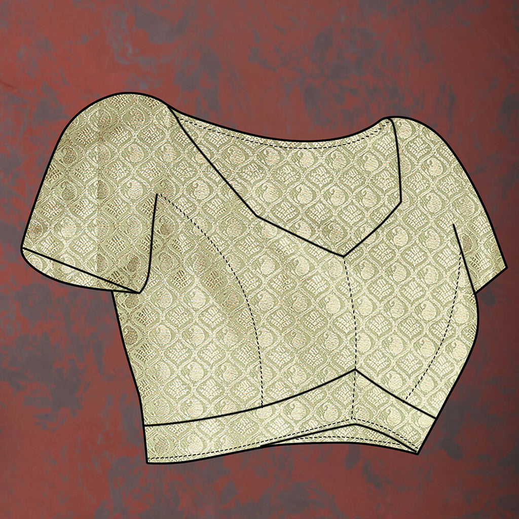 Lorenvalley Fashion Seagreen Cotton Woven Design with Zari Weaving Design Saree