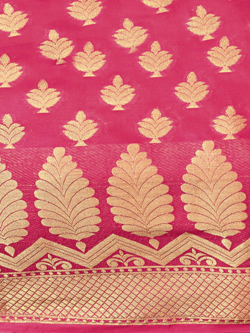 Mimosa Women's Mysore Silk Pink Saree