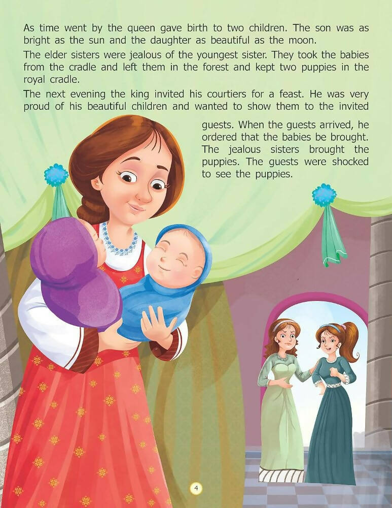 Dreamland The King and Three Sisters - Around the World Stories for Children Age 4 - 7 Years