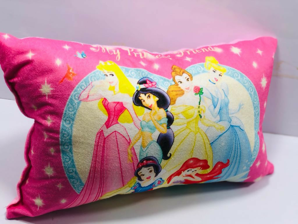 Unique Fashion Microfibre Filled Cushion For Kids - Heart Princess
