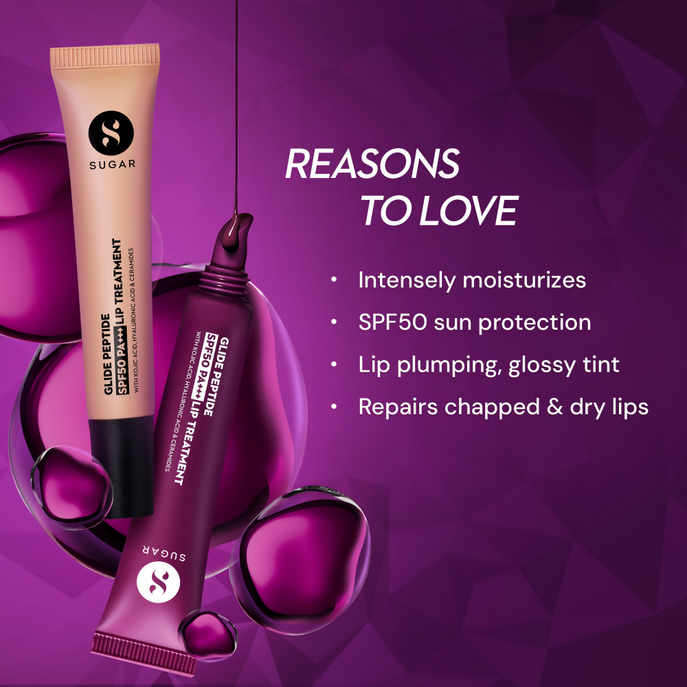 SUGAR Glide Peptide SPF50 PA+++ Lip Treatment - 02 Caramel Crepe