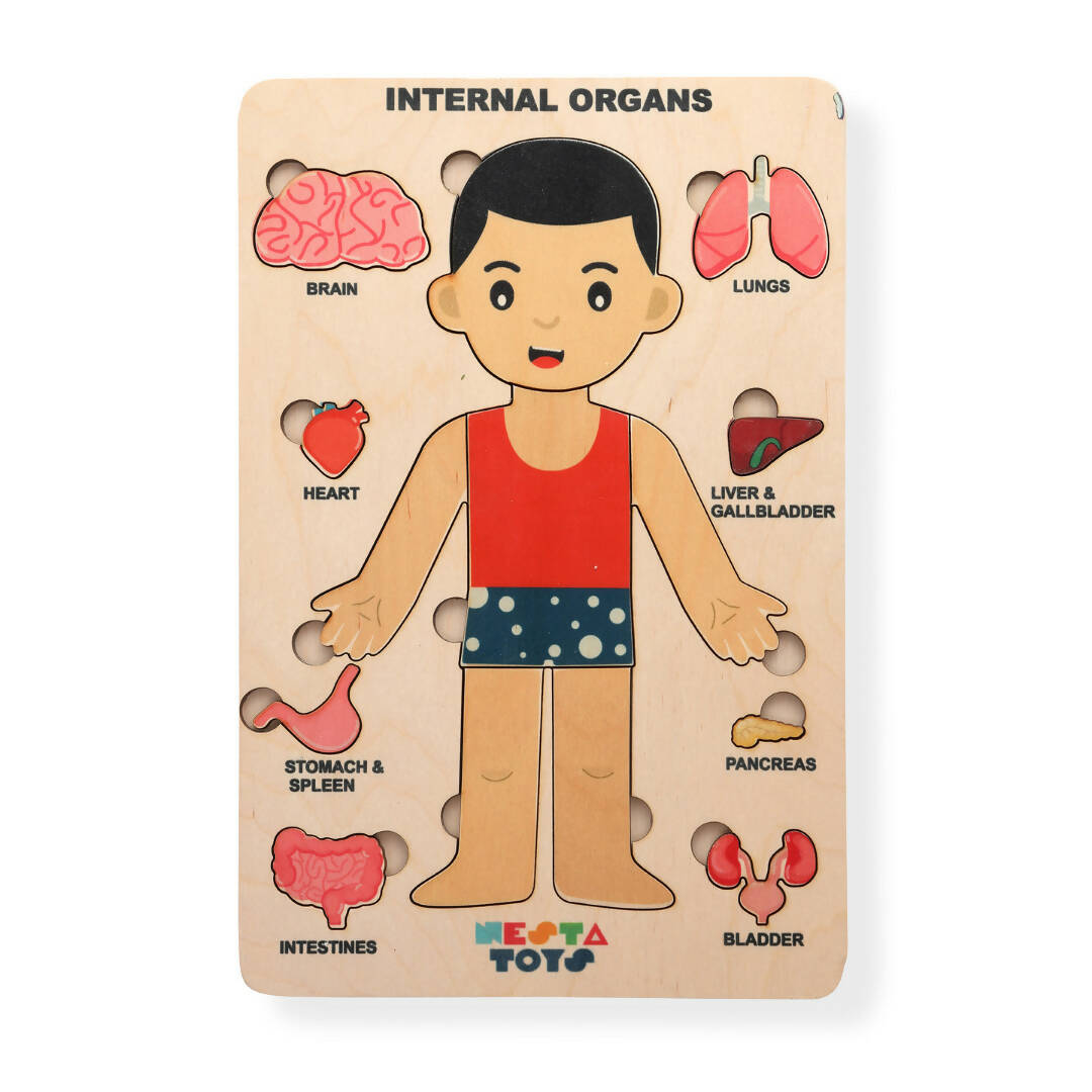 Nesta Toys Human Body | Internal Organs Wooden Puzzle