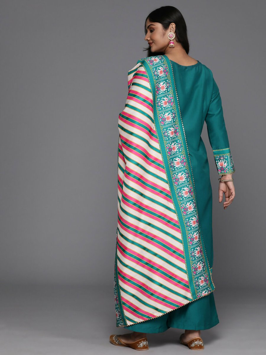 Ahalyaa Women's Traditional wear Kurta Set - Sea Green