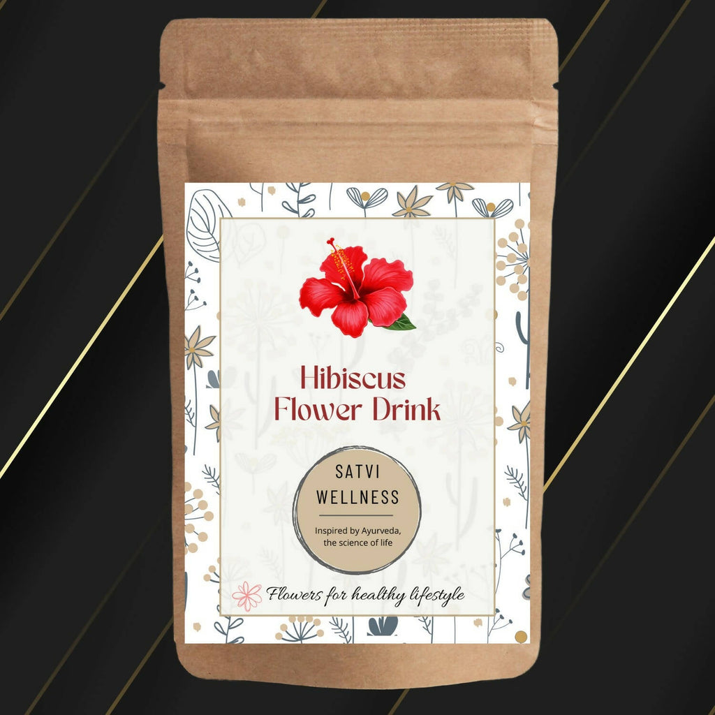 Satvi Wellness Hibiscus Flower Drink | Hibiscus Flower Tea | Hibiscus Tea | Herbal Tea