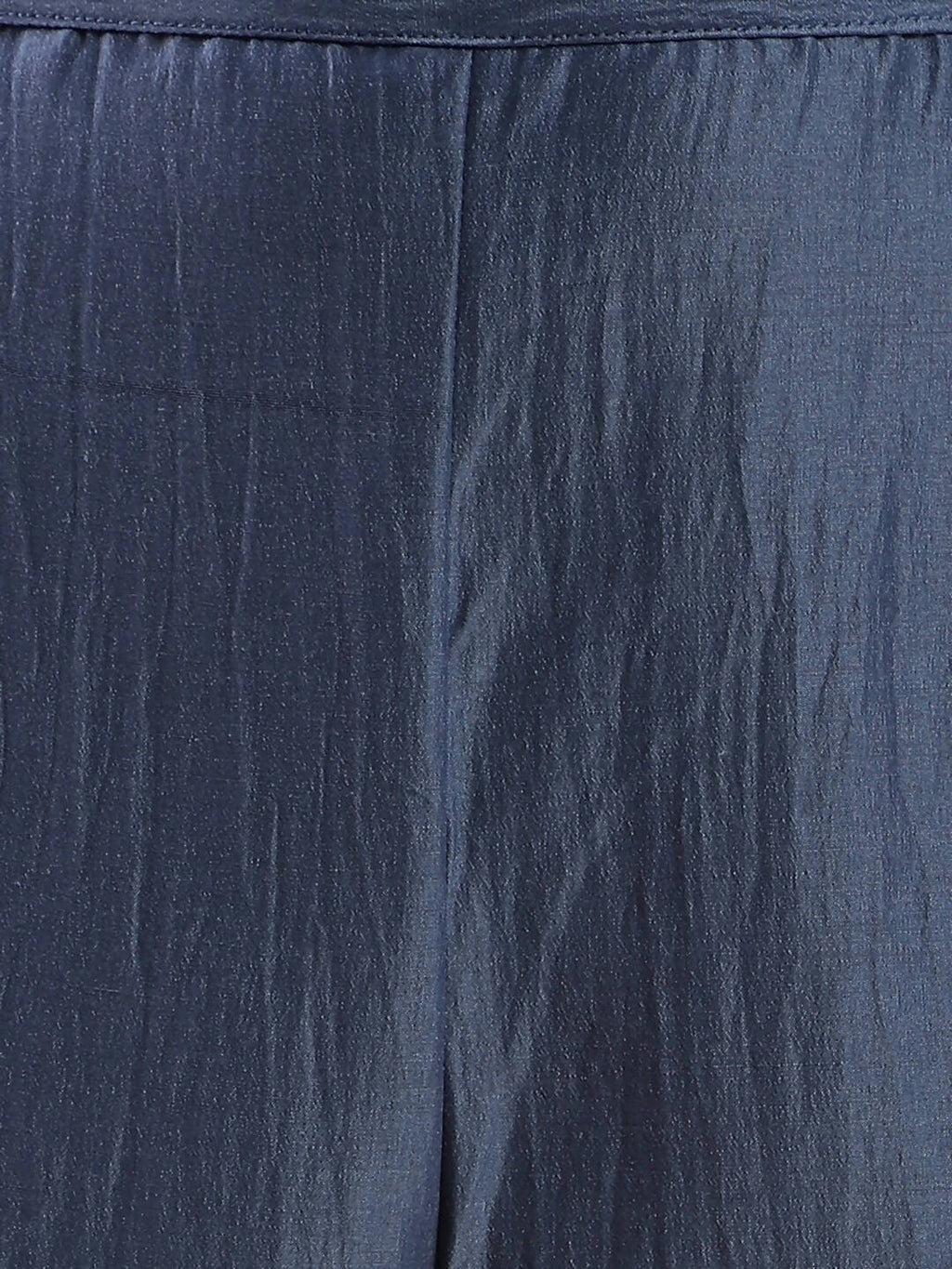 Blue Chinon Embroidered Straight Kurta with Trouser & Dupatta - Salimar