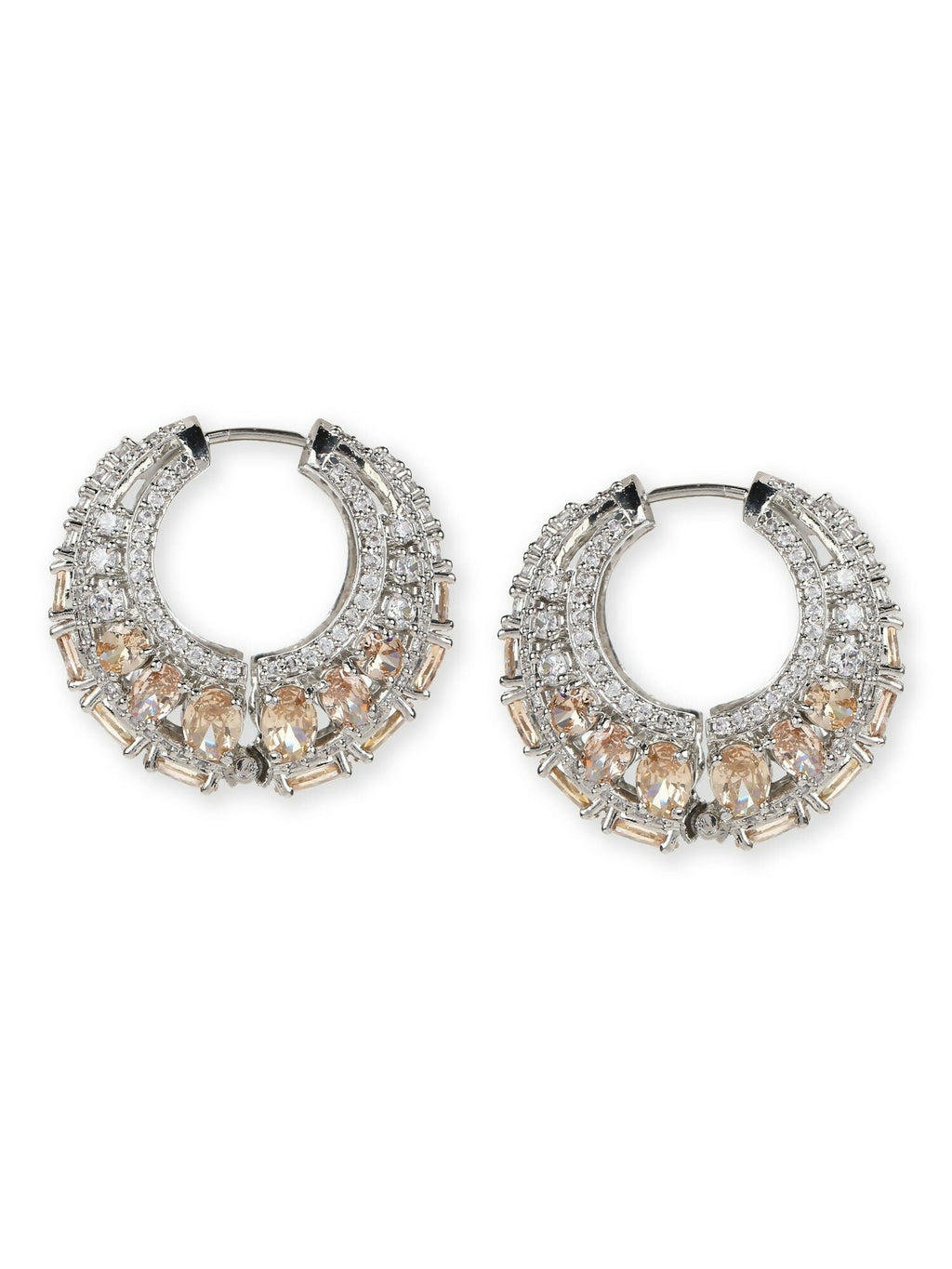 Champagne Stone Loops- Ruby Raang