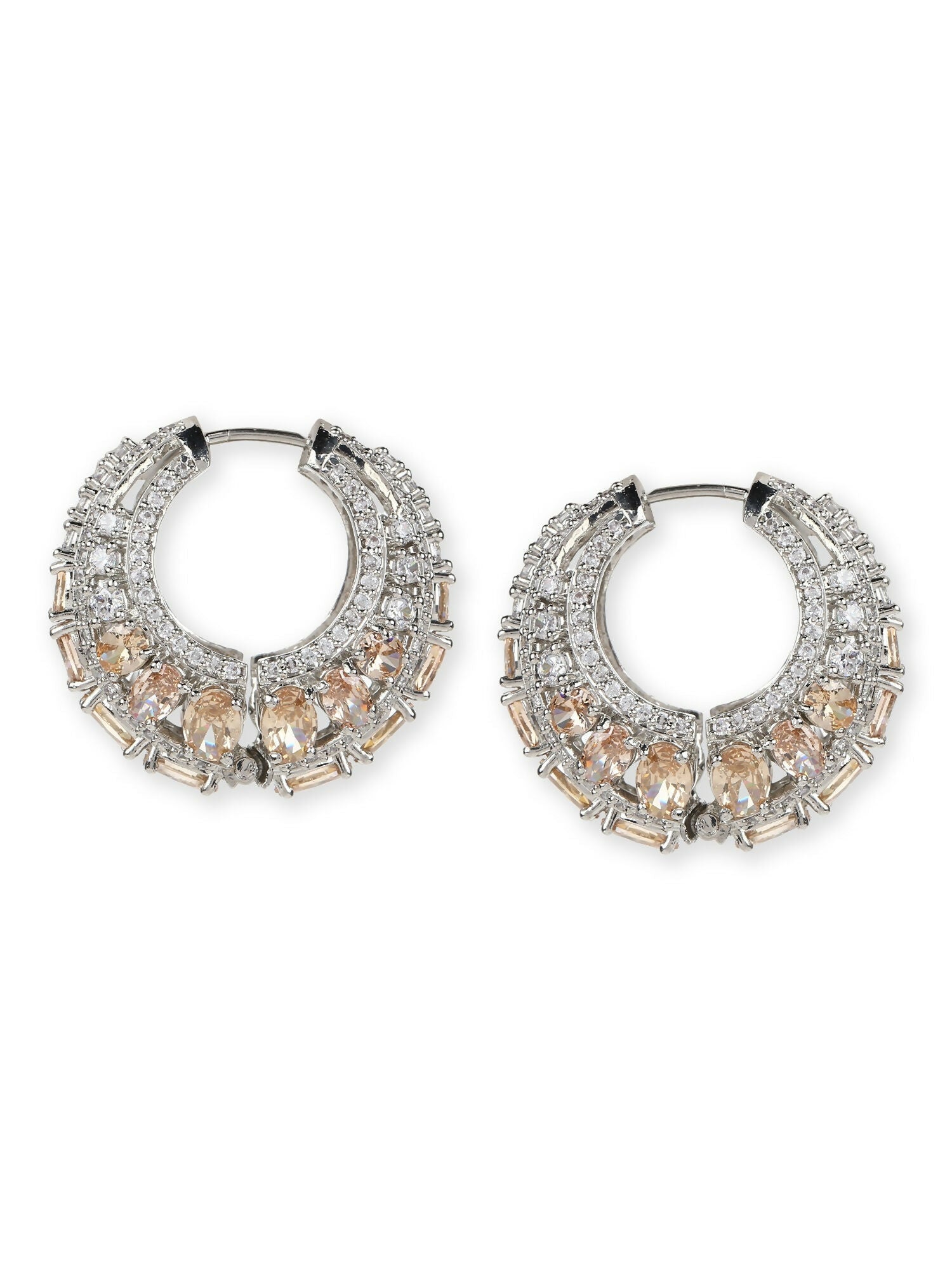 Champagne Stone Loops- Ruby Raang