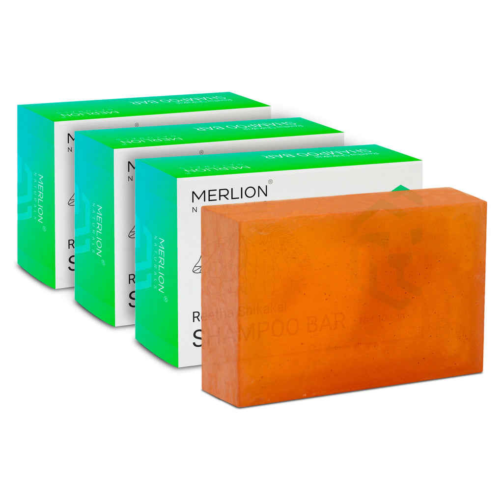 Merlion Naturals Reetha Shikakai Shampoo Bar