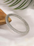 Crystal Stone Bangle- Ruby Raang
