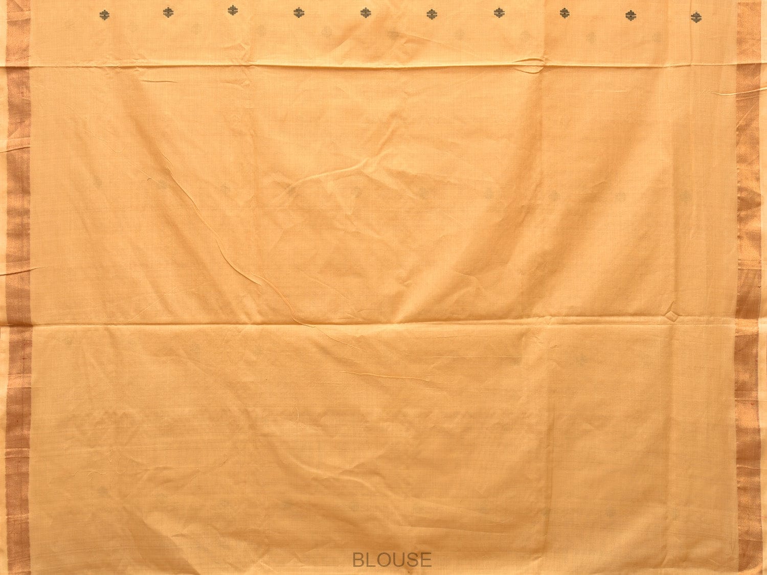 Light Yellow Uppada Cotton Handloom Saree with Jamdani Pallu Design - Global Threads