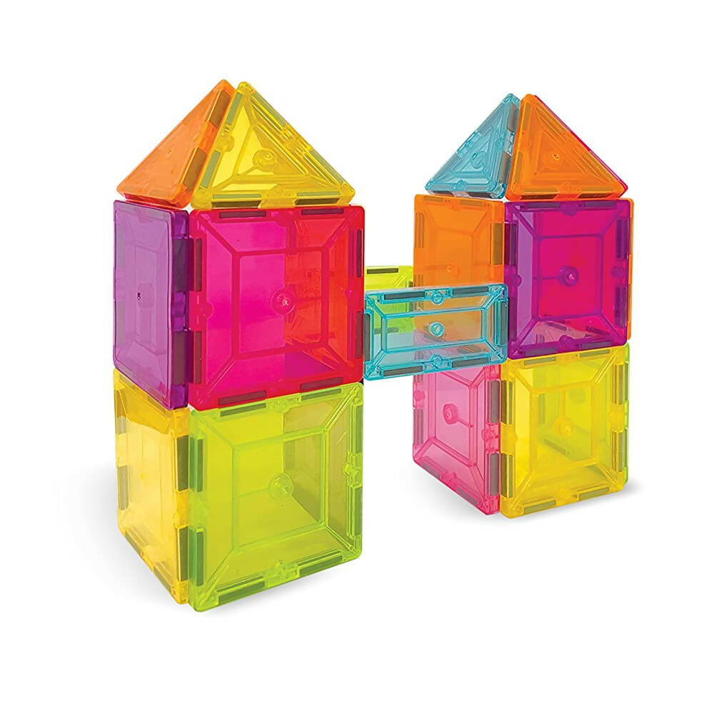 Kipa MagPlay 16 Magnetic Tiles and Blocks 16 pcs Starter Pack Building Educational Toys for Kids