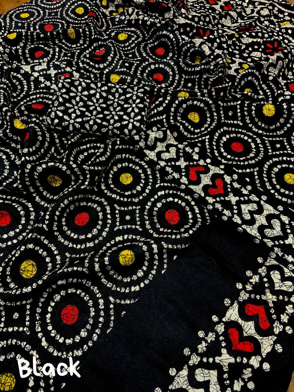 Black Silk Blend Ethnic Motifs Saree with Unstitched Blouse - Hiral Fashion