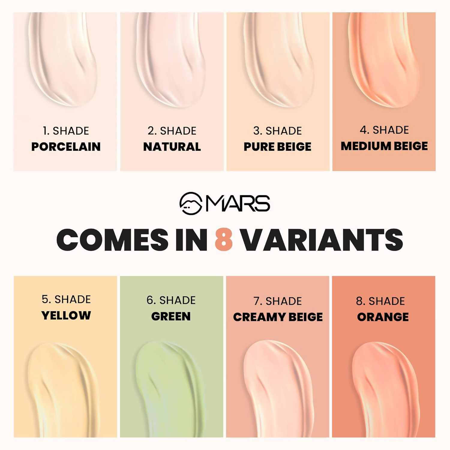 MARS Cosmetics Seal the Deal High Coverage Concealer - Yellow