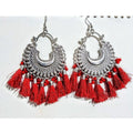 MS Fashion India Women artificial jwellery Earring Color-Red