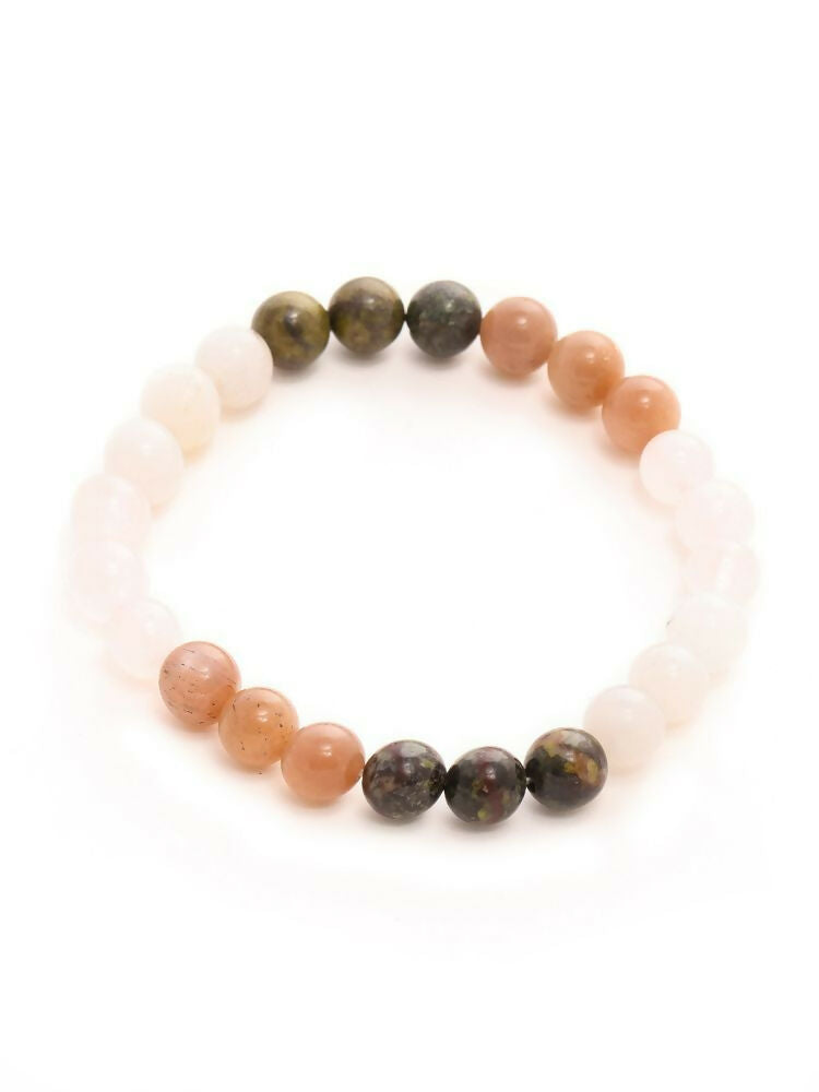 Yellow Citrine Crystal Beads Bracelet - Ruby Raang