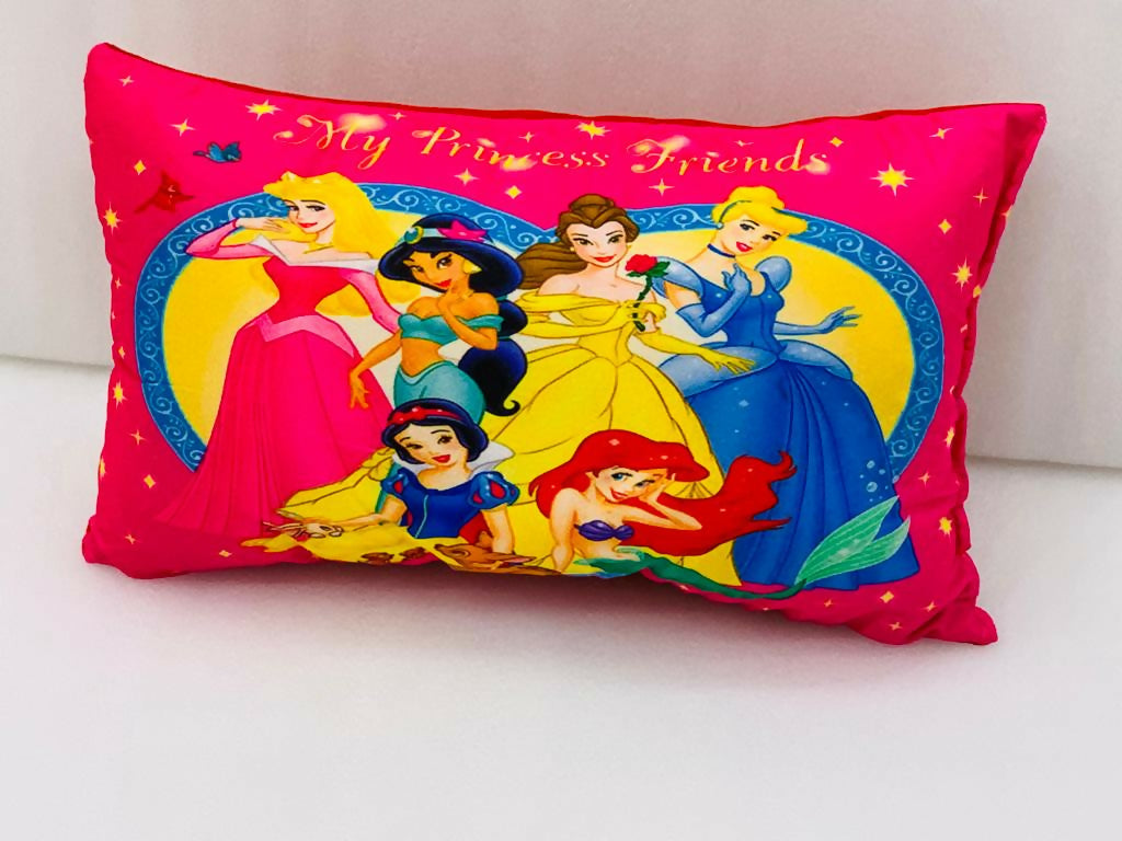 Unique Fashion Microfibre Filled Cushion For Kids - My Princess Friends