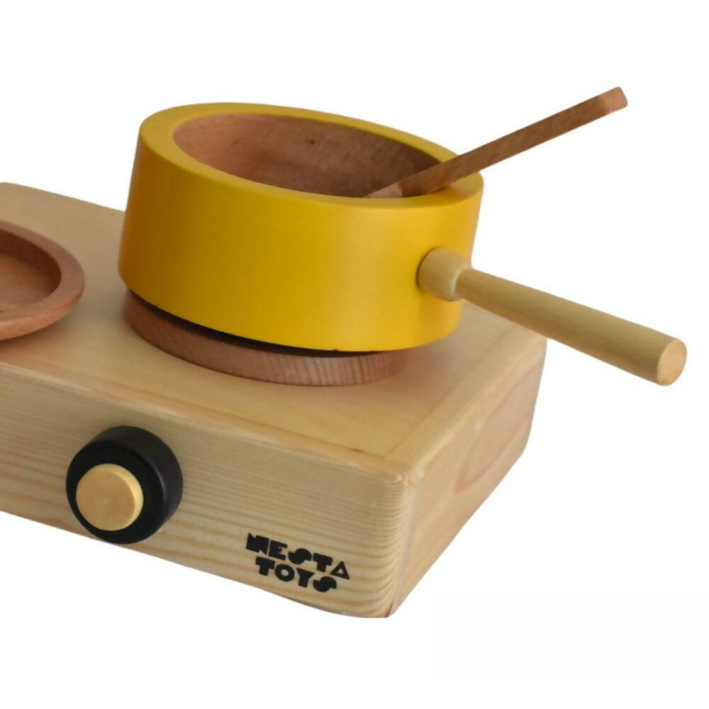 Nesta Toys Kitchen Play Set | Beech Wood Cooking Set