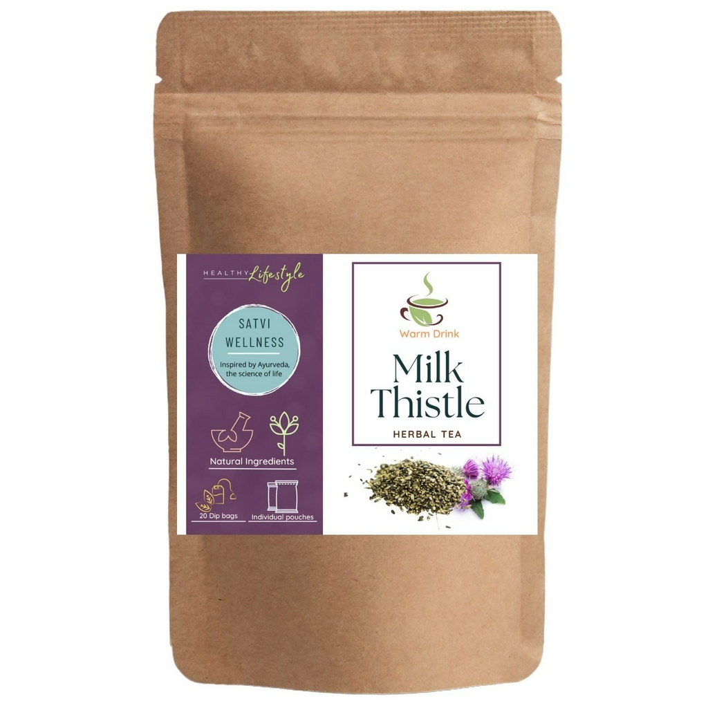 Satvi Wellness Milk Thistle Seed Tea Bags | Herbal Tea