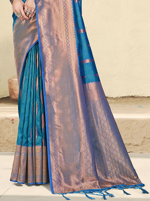 Shree Shyam Fashion Silk Blue Saree