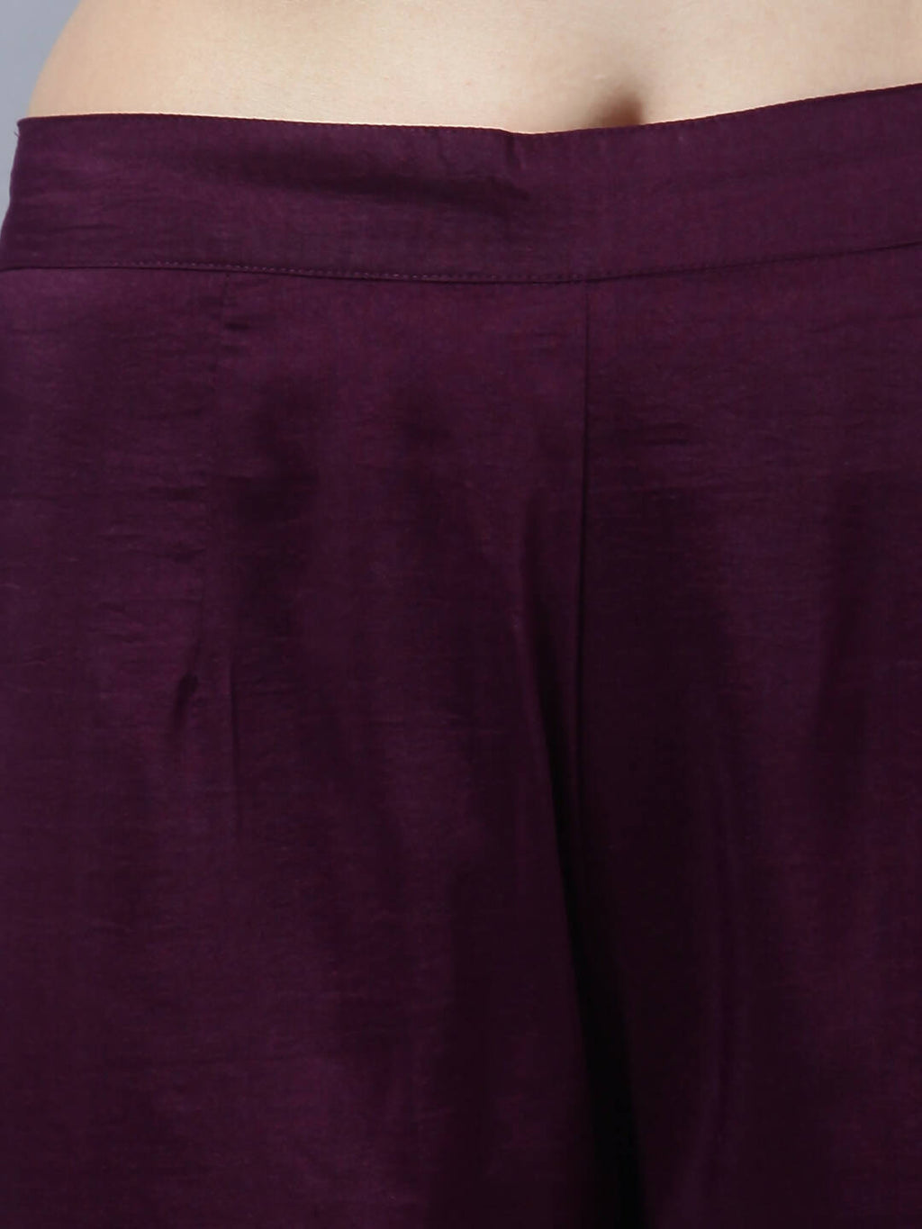 Myshka Stylish Maroon 3/4 Sleeve Women's Kurta Pant with Dupatta Set