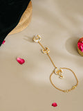 Ruby Raang Gold Chand Kundan Haath Phool