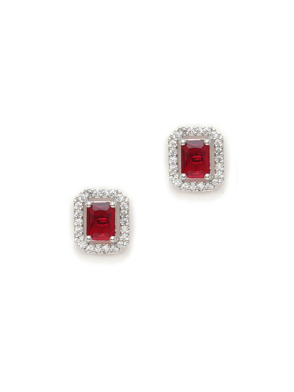stone stud (Red) - Ruby Raang