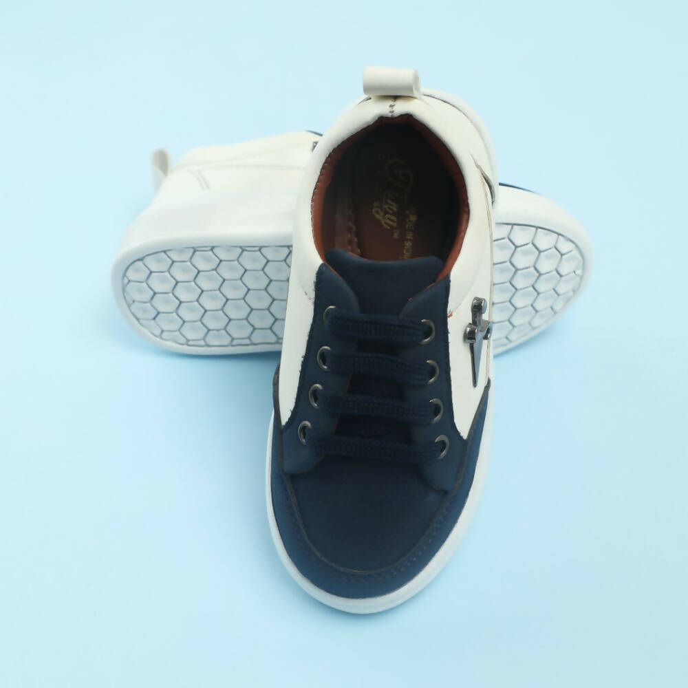 Tiny Bugs Boys Lace Up Casual Shoes - Blue