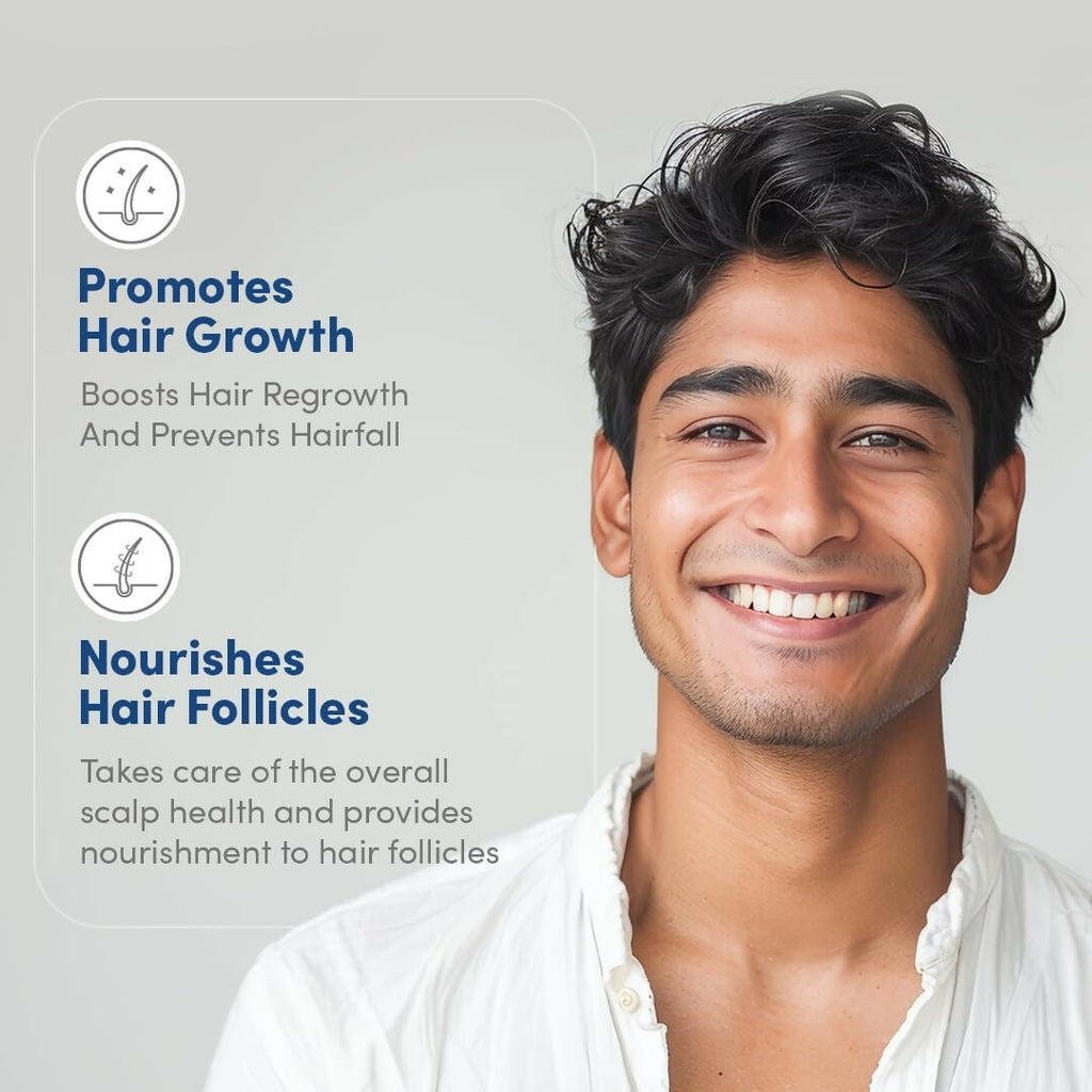 Man Matters Hair Oil With Rosemary, Onion, Bhringraj, Shikkai, Brahmi & Amla Oils