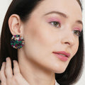 Multi Oversized Studs- Ruby Raang