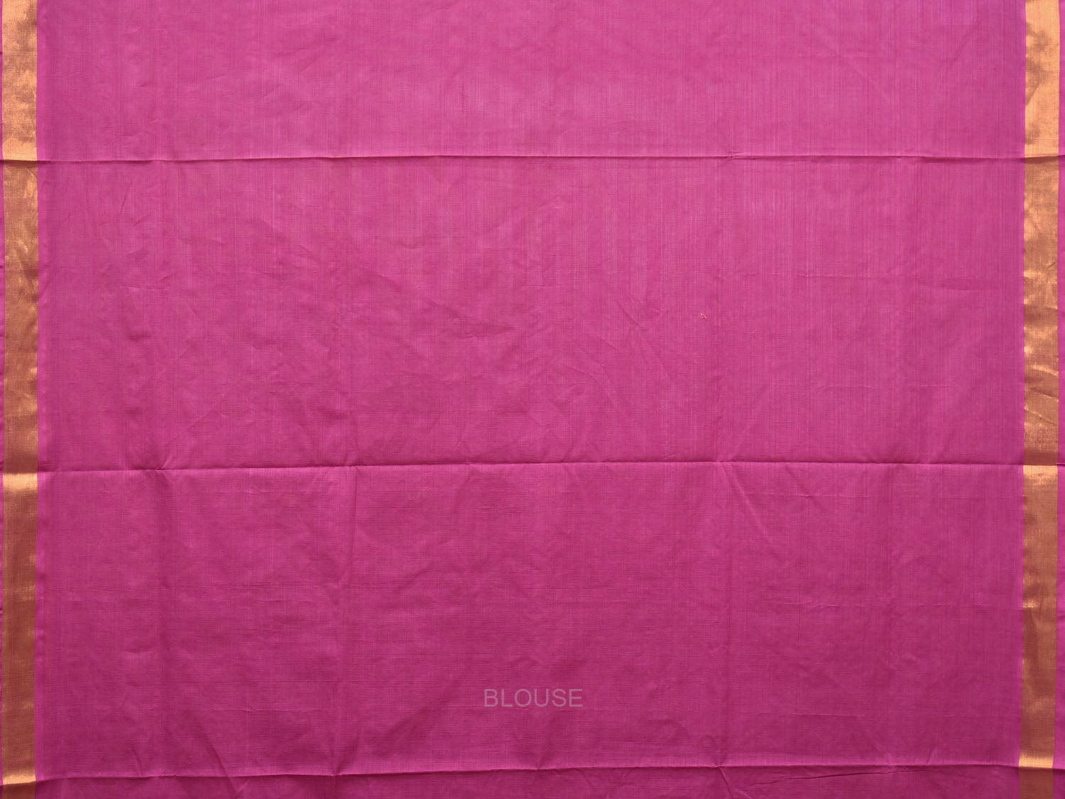 Magenta Uppada Cotton Handloom Saree with Grill Pallu Design - Global Threads
