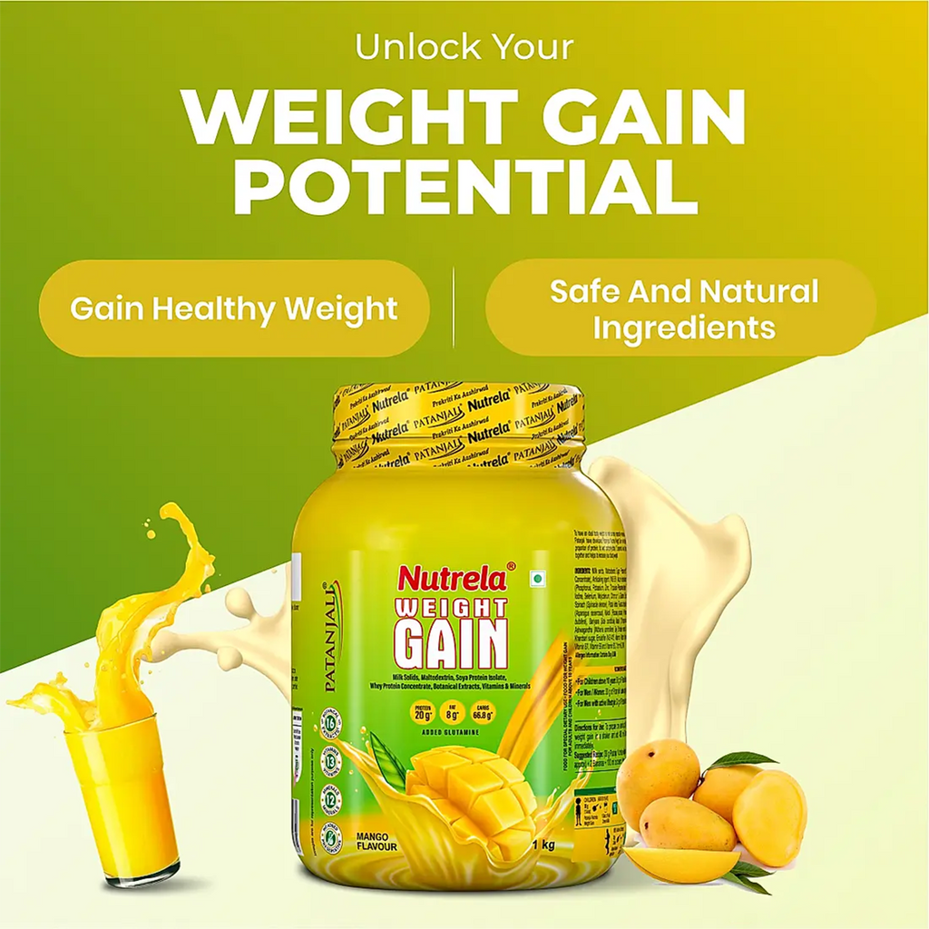 Patanjali Nutrela Weight Gain - Mango Flavour