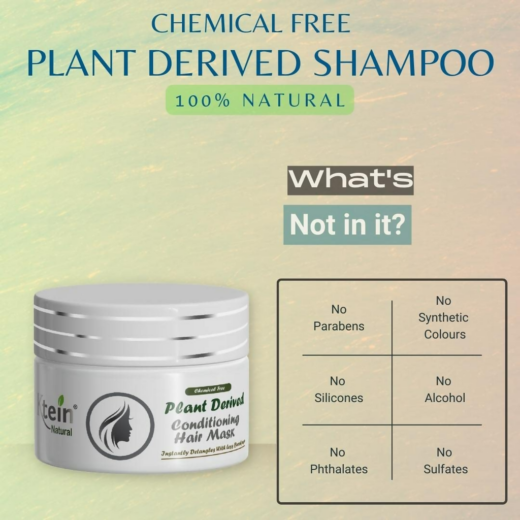 Ktein Natural Chemical Free Plant Derived Shampoo & Conditioner Combo