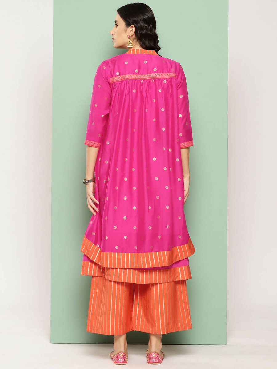Ahalyaa Women's Traditional wear Kurta Set - Pink