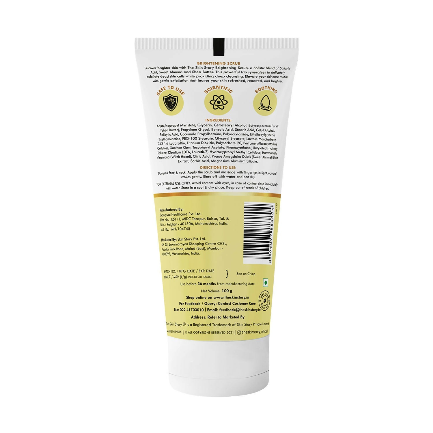 The Skin Story Salicylic Acid Brightening Face Scrub