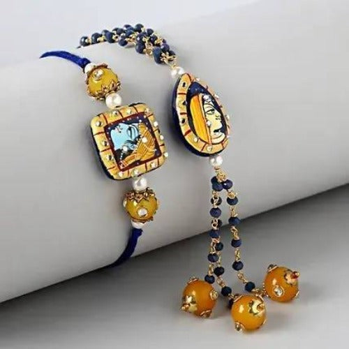 Bhaiya Bhabhi Luxury Rakhi Set & Assorted Delights Combo Pack