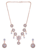 VOJ Women Gold Color stainless steel Jewellery Set