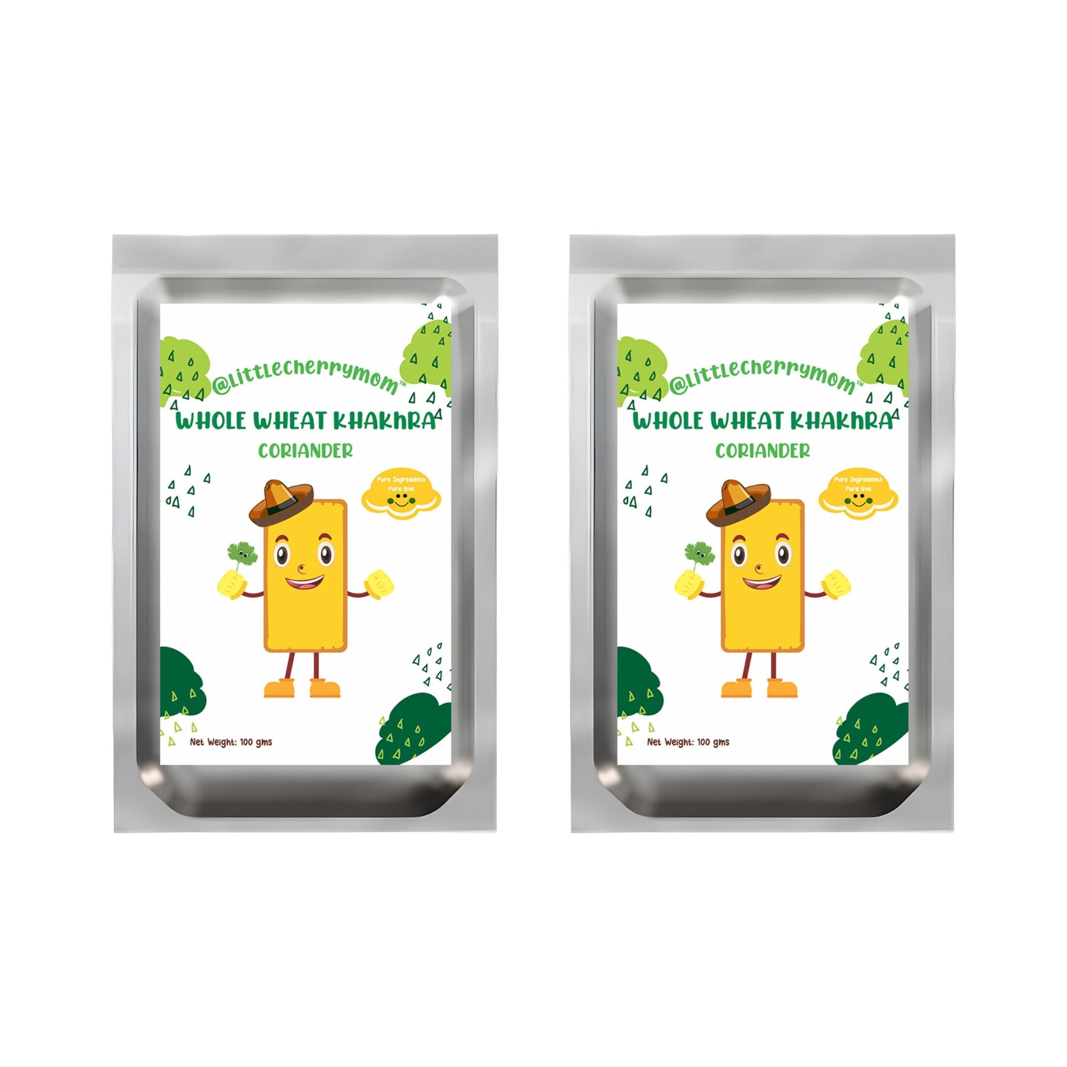 Littlecherrymom Whole Wheat Khakhra ?Coriander
