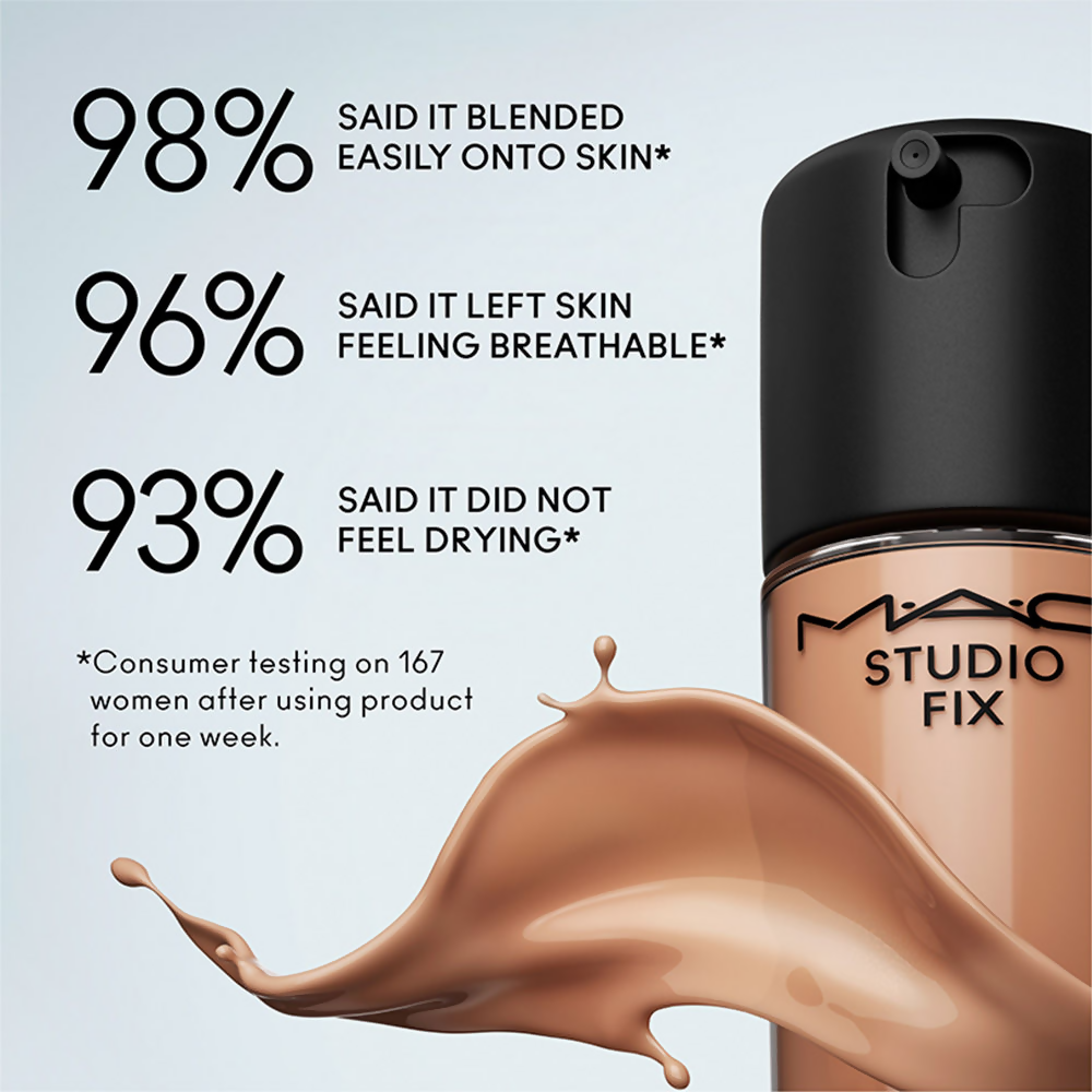 M.A.C Studio Fix Fluid SPF 15 Mini Soft Matte Foundation With Hyaluronic Acid - NC42