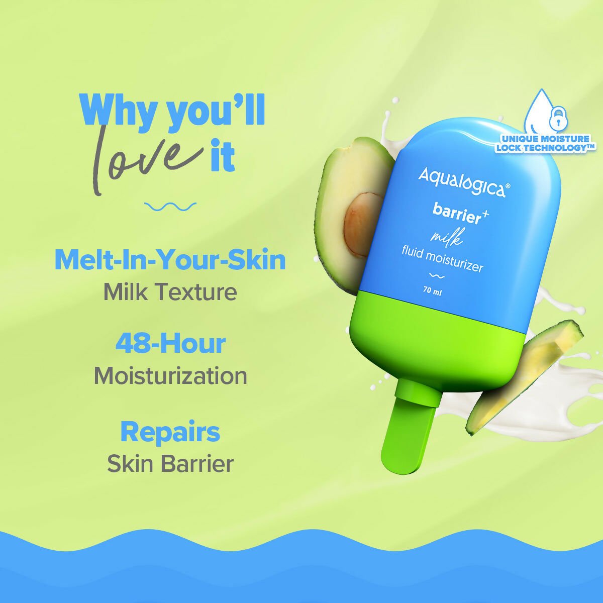 Aqualogica 5 Barrier+ Milk Fluid Moisturizer