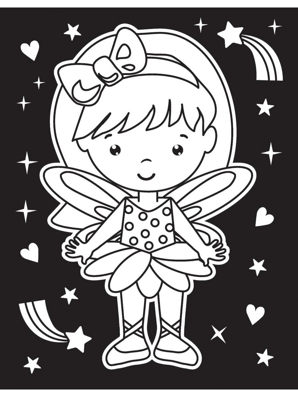 Dreamland Publications Little Fairy Neon Colour and Sticker Dots Book Over 500 Stickers For Kids
