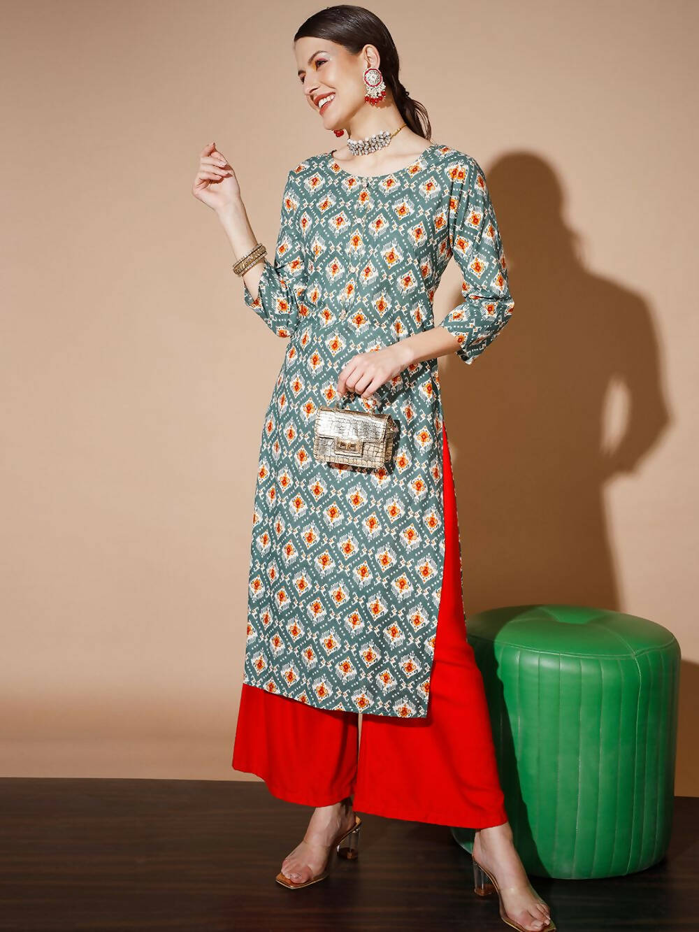 Myshka Women Multi Printed Kurtas