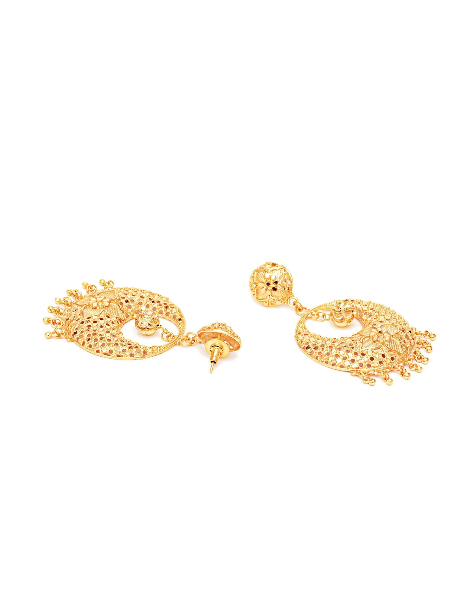 Golden Earrings (Gold) - Ruby Raang