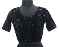 Vamika Black Velvet Sequence Blouse