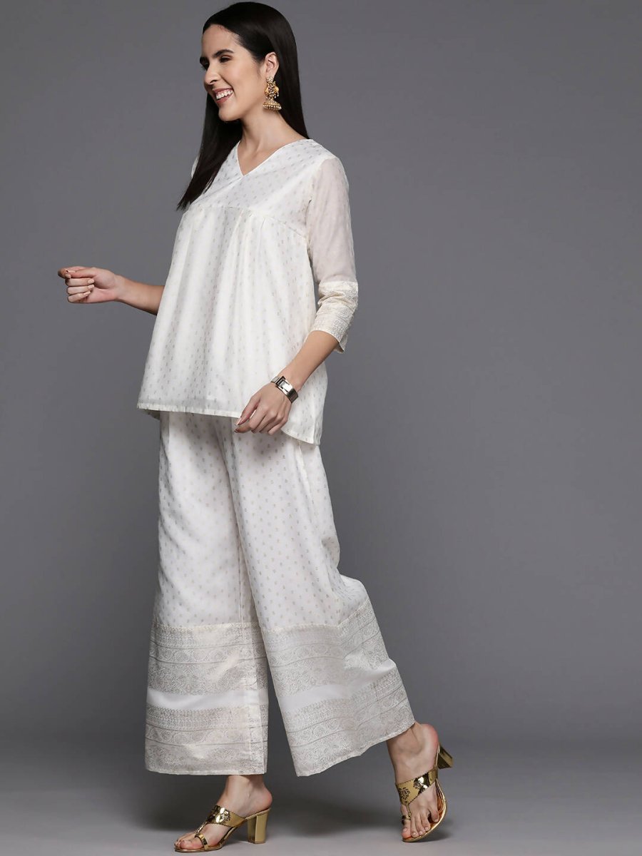 Ahalyaa Women's Traditional Wear Co-ods - Off-white