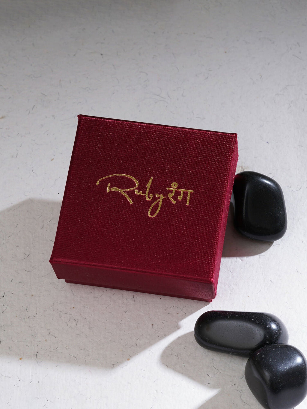 stone stud (white) - Ruby Raang