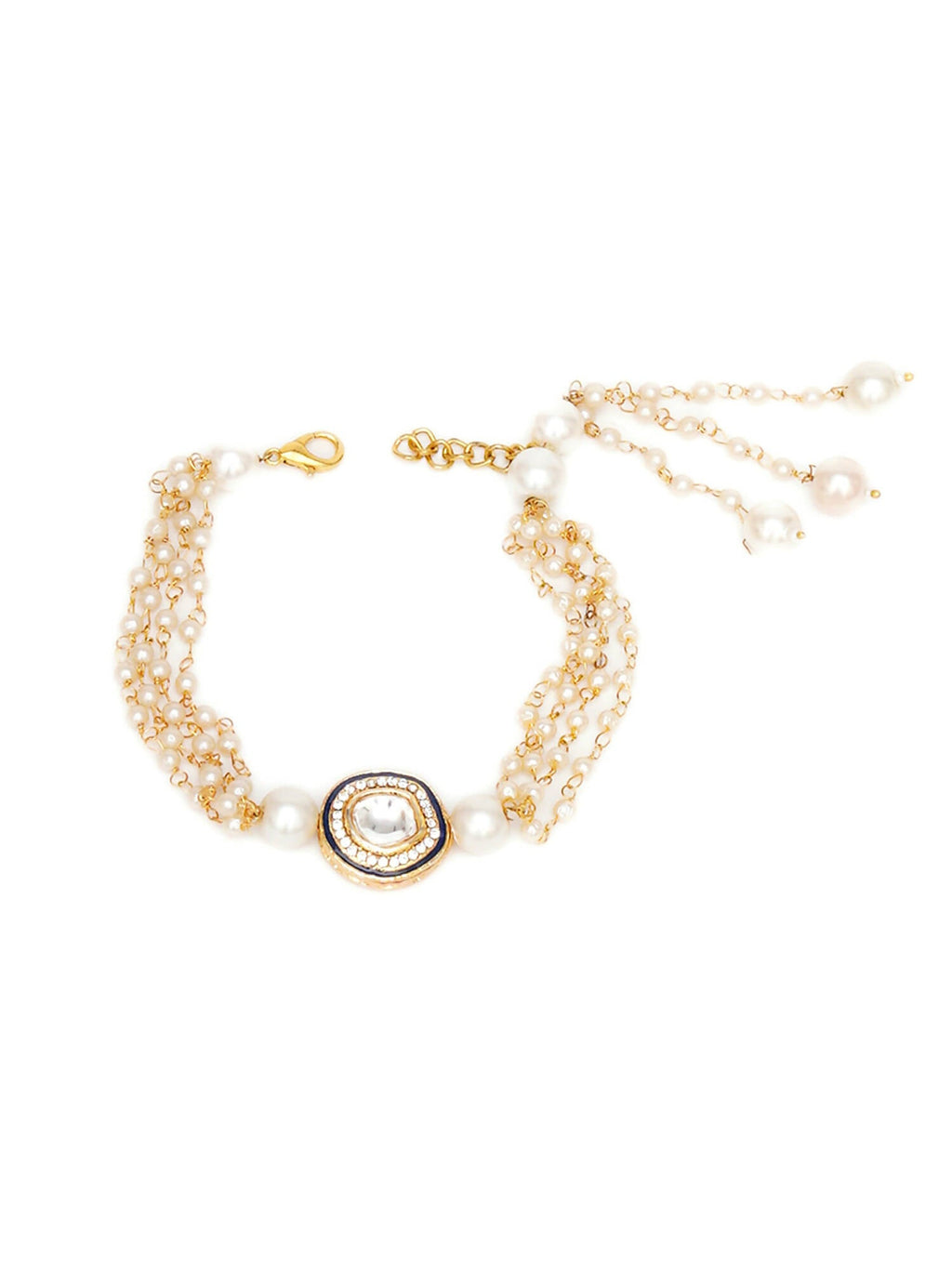 Designer kundan Rakhi - Ruby Raang