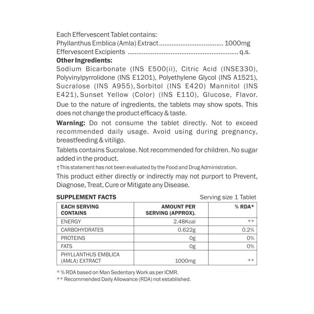 Azafran Actives Organic Gooseberry Tablets