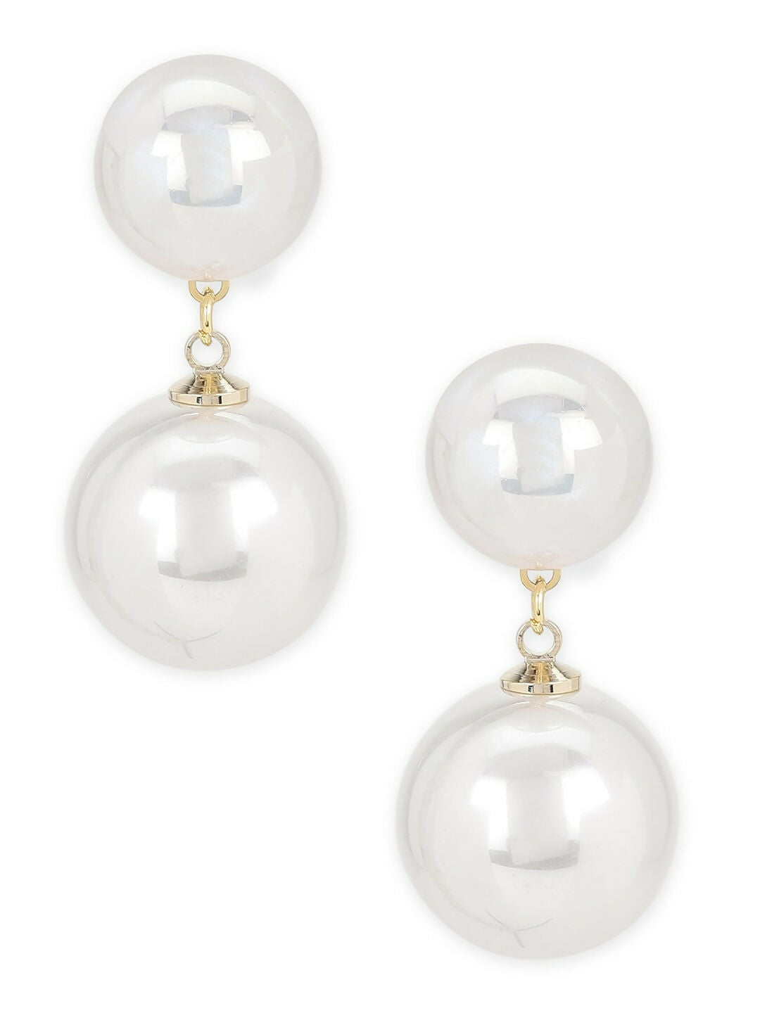 Duet Pearl Earrings- Ruby Raang
