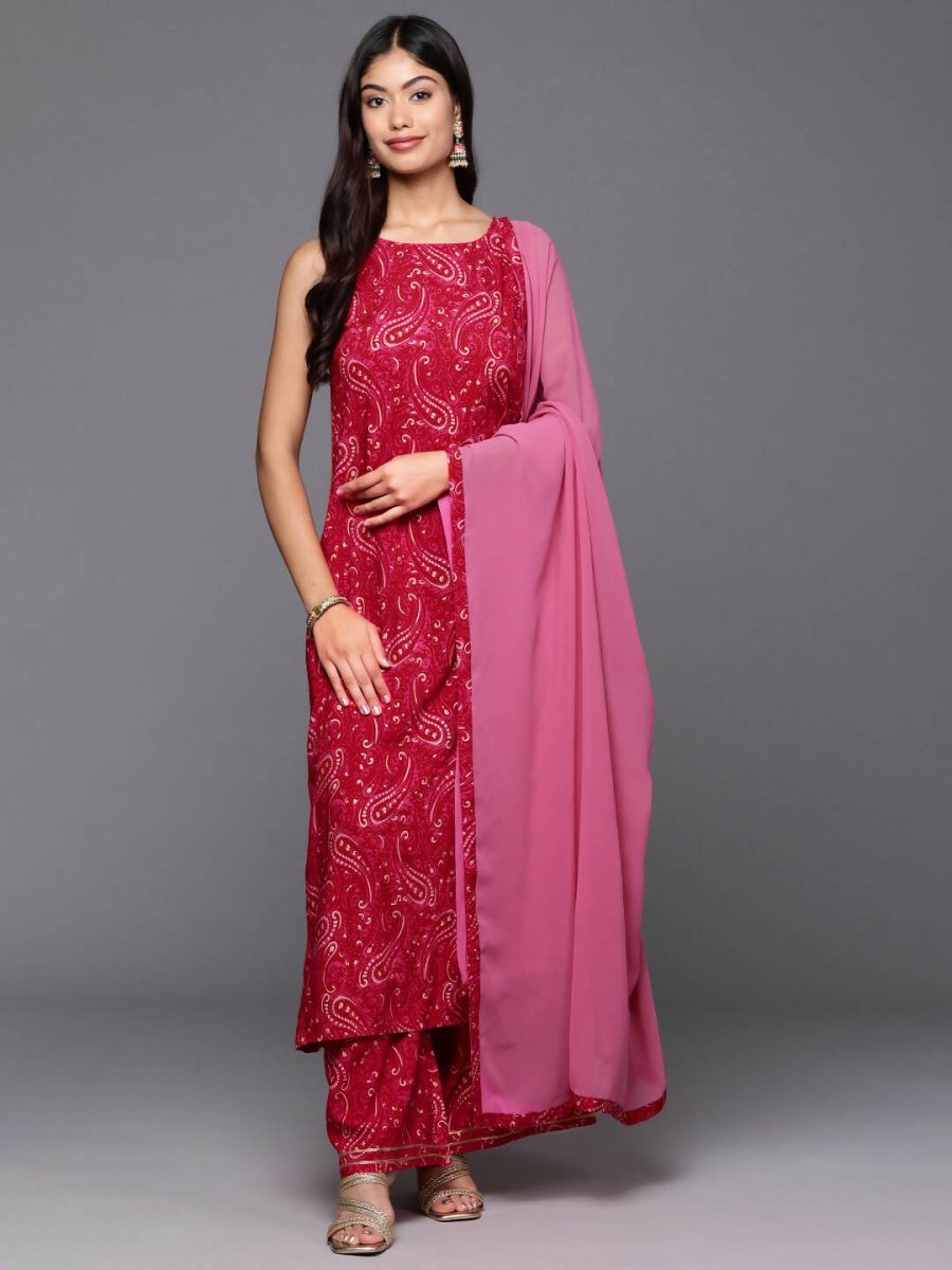 Ahalyaa Women's Traditional wear Kurta Set - Red