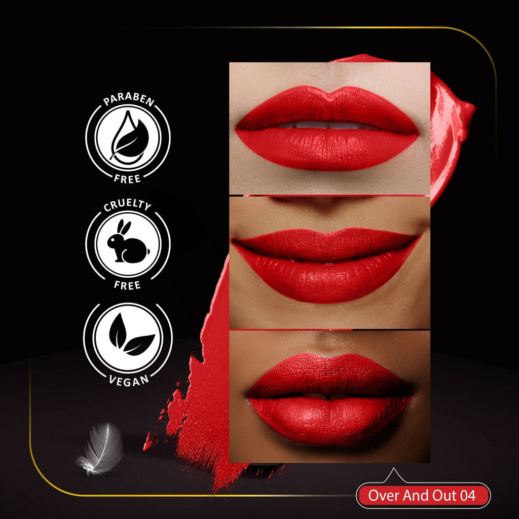 Faces Canada Comfy Matte Creme Lipstick - Over And Out 04